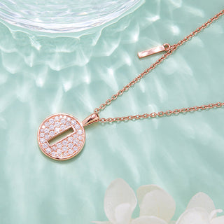 Customized "I" Letter Moissanite Diamond Necklace - violetjewels