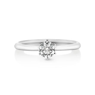1.01-3.0 CT Round Lab Grown Diamond Solitaire Engagement Ring