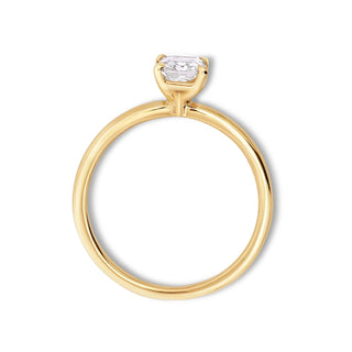 1.0 -3.0 CT Radiant Lab Grown  Diamond Solitaire  Engagement Ring