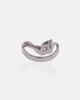 1.03 CT Pear CVD Diamond Unique Style Engagement Ring