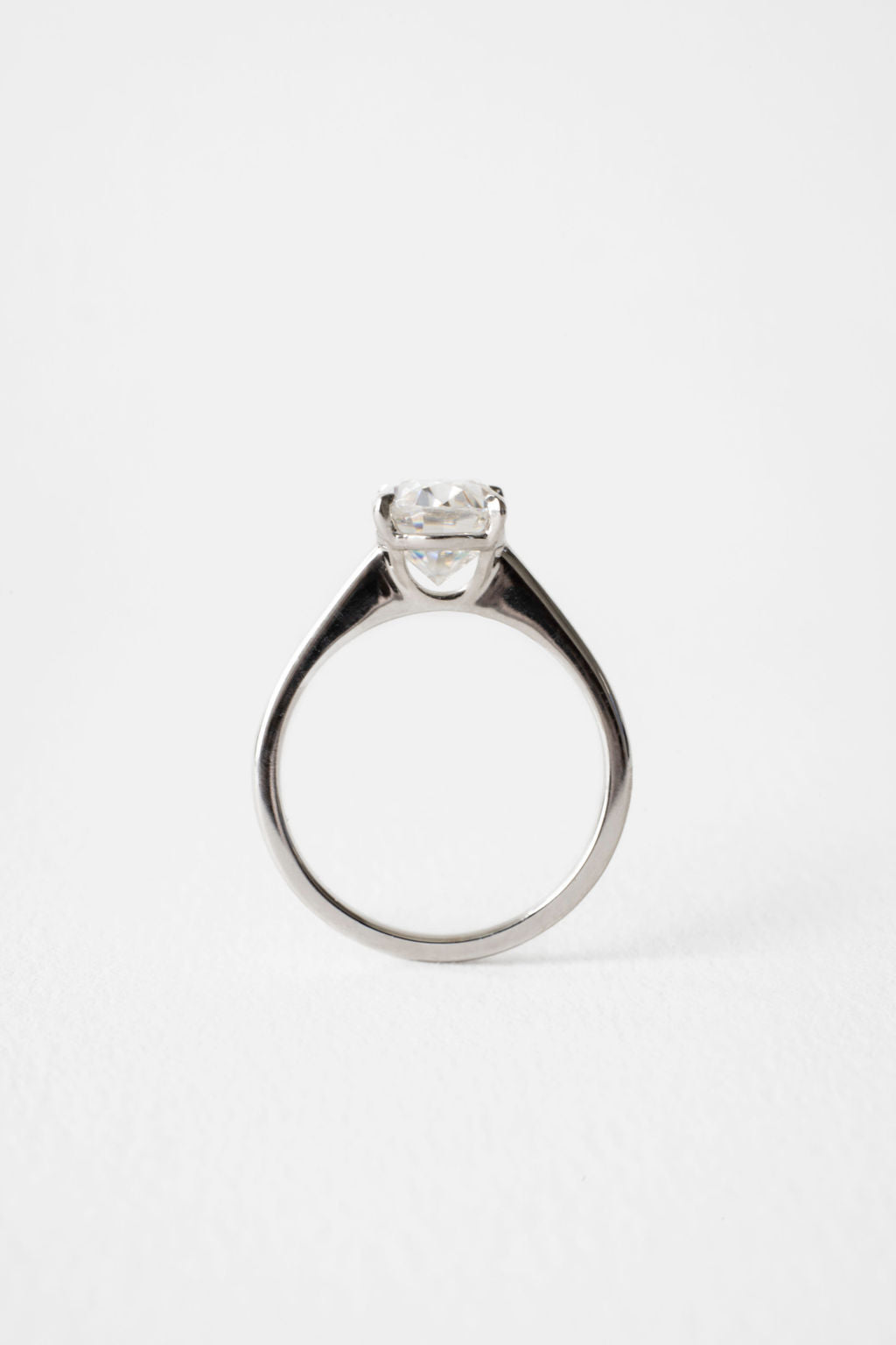 Oval Diamond Finesse Solitaire Engagement Ring