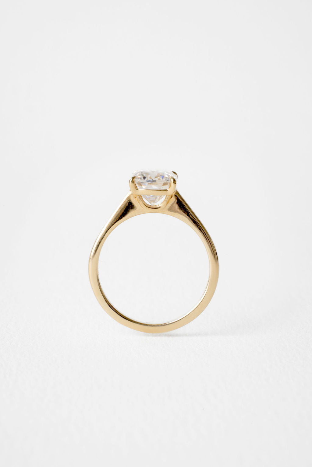 Oval Diamond Finesse Solitaire Engagement Ring