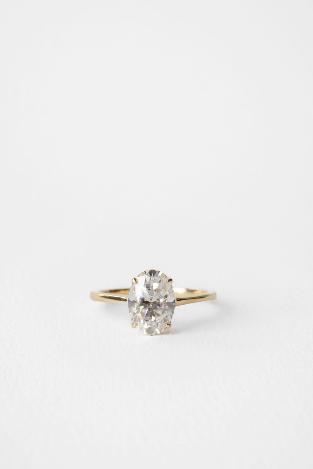 Oval Diamond Finesse Solitaire Engagement Ring