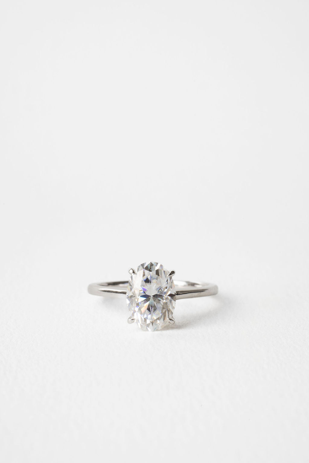 Oval Diamond Finesse Solitaire Engagement Ring