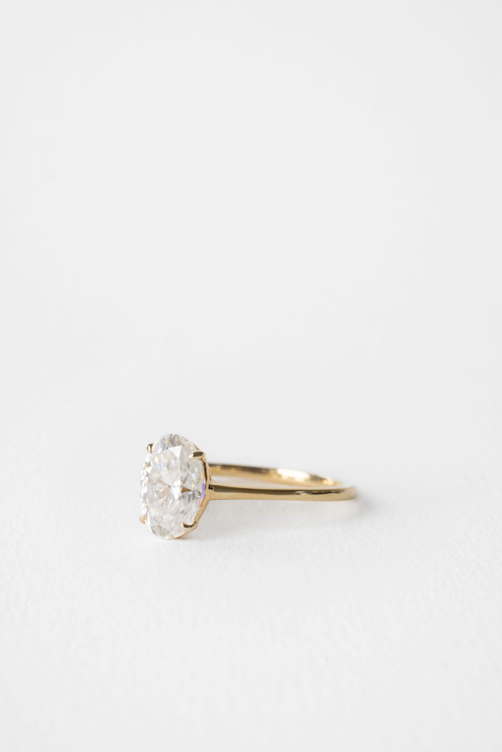 Oval Diamond Finesse Solitaire Engagement Ring