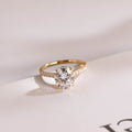 Oval Diamond Heirloom Hidden Halo Pavé Engagement Ring