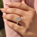 Oval Diamond Tender Pavé Engagement Ring