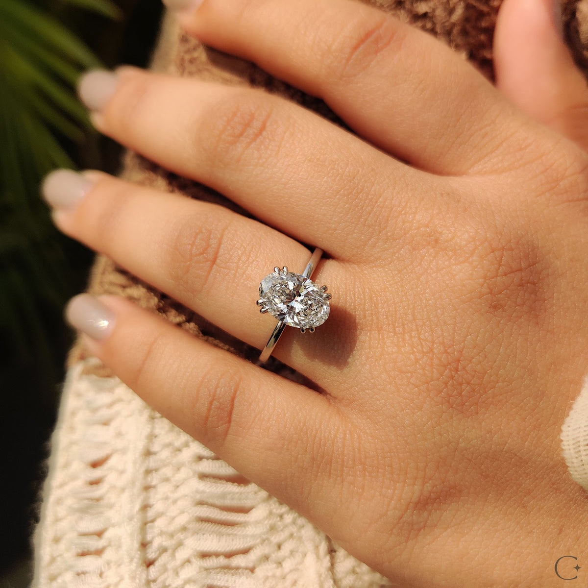 Oval Diamond Timeless Solitaire Engagement Ring