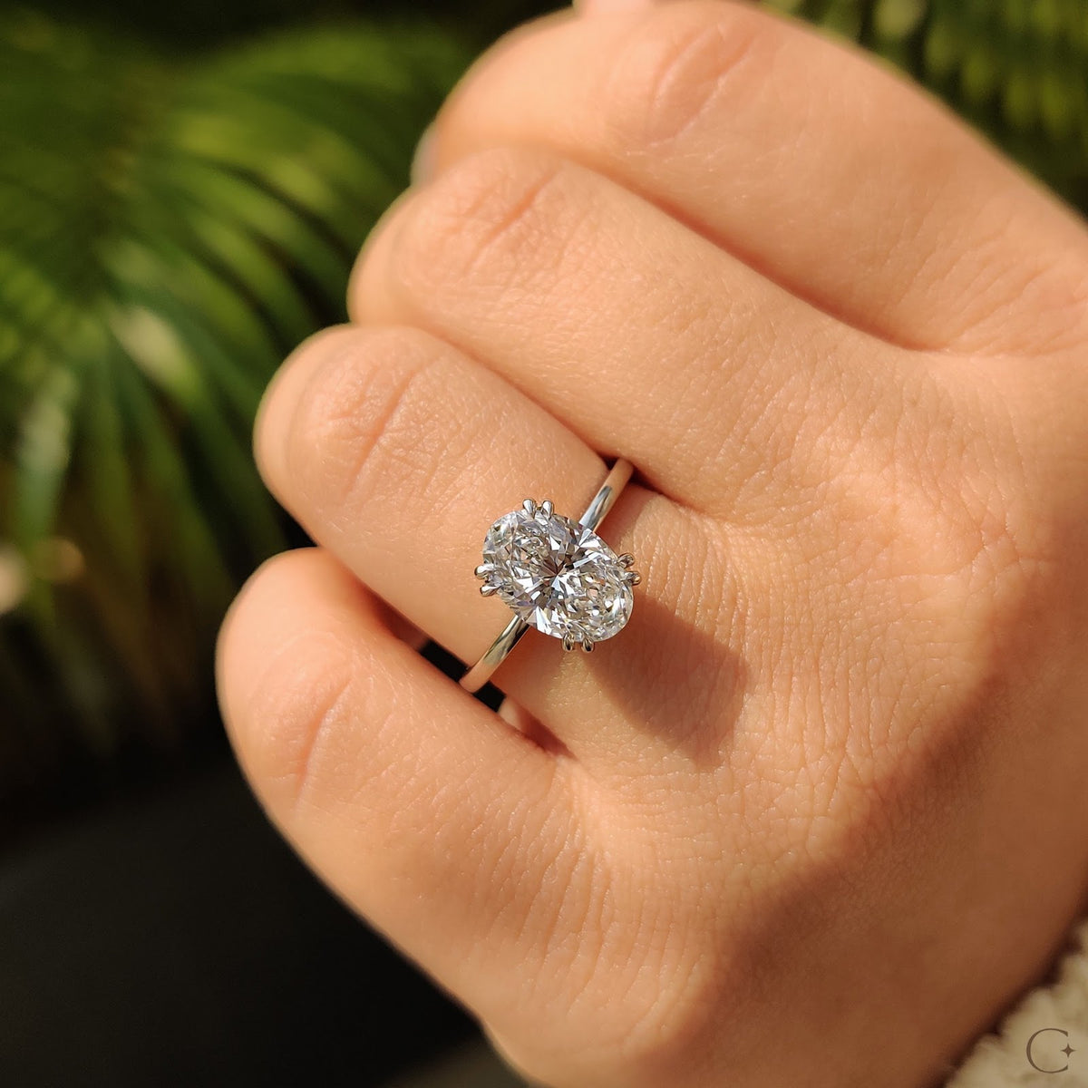 Oval Diamond Timeless Solitaire Engagement Ring
