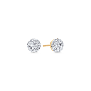0.41 TCW Round Moissanite Diamond Stud Earrings - violetjewels