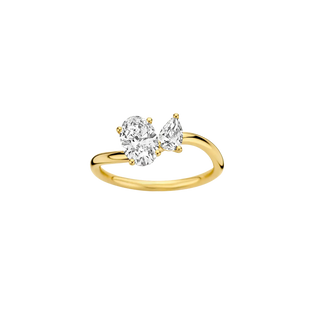 1.20 - 3.20 CT Oval Cut Lab Grown Diamond Unique Style Engagement Ring