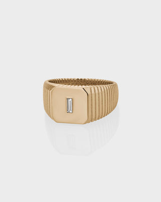 0.80 CT Baguette Cut Wedding Band For Men