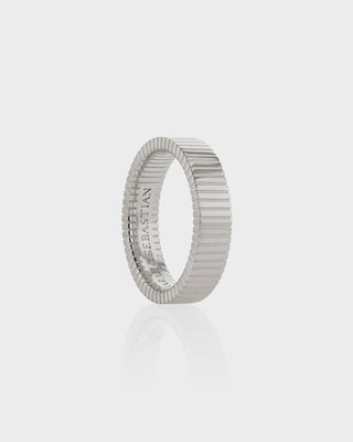 Plain Half-Channel Man's Wedding Band