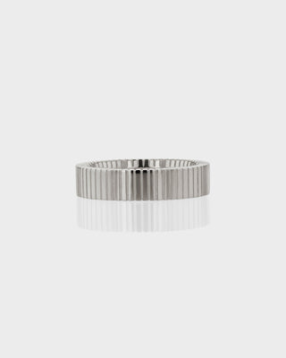 Plain Half-Channel Man's Wedding Band