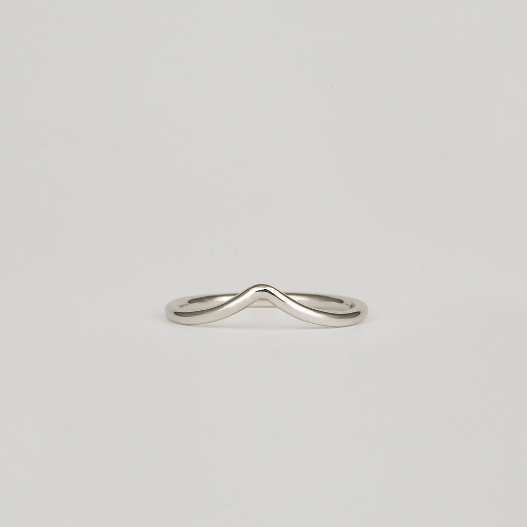Plain Curved Wedding Band