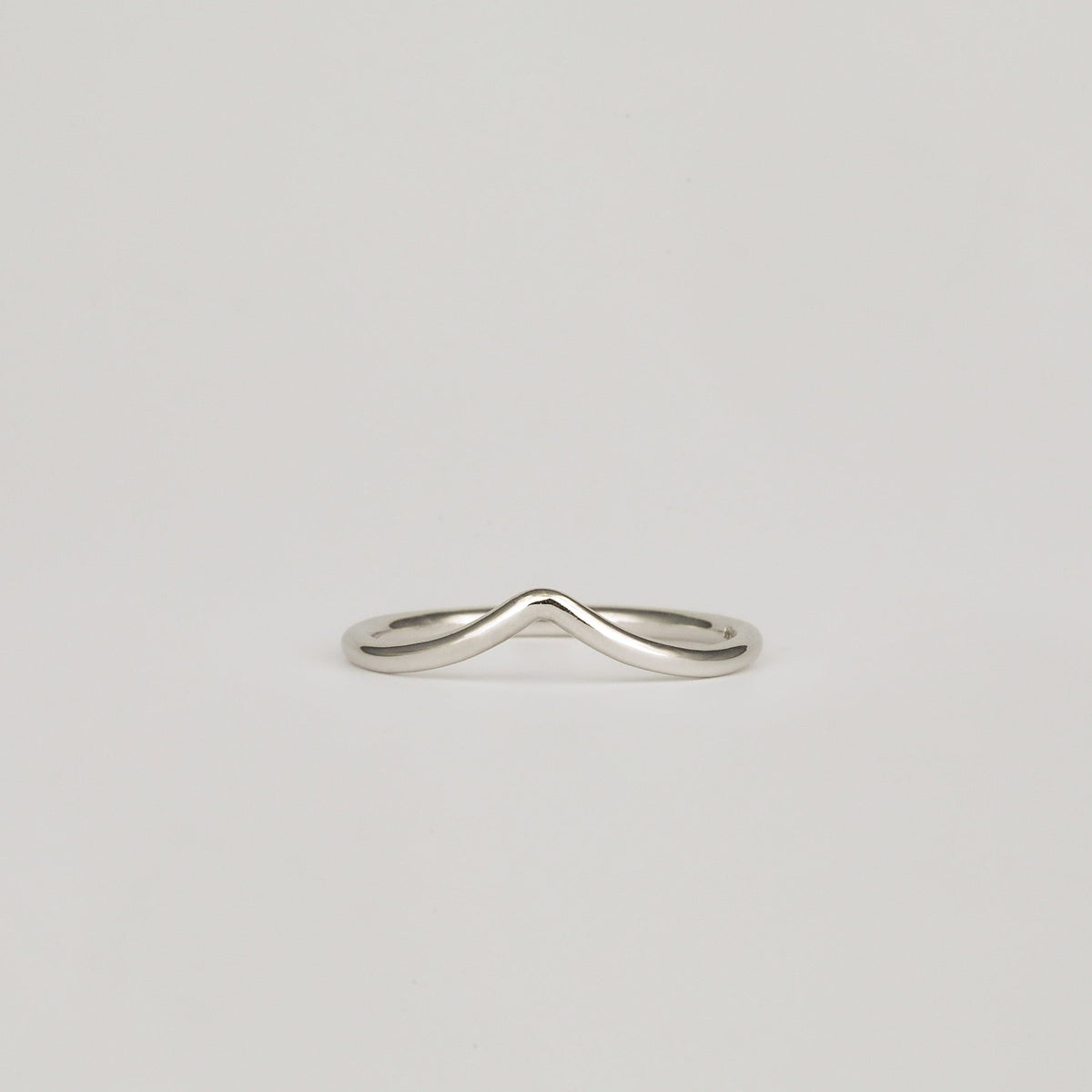 Plain Curved Wedding Band