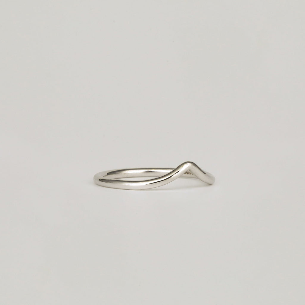 Plain Curved Wedding Band