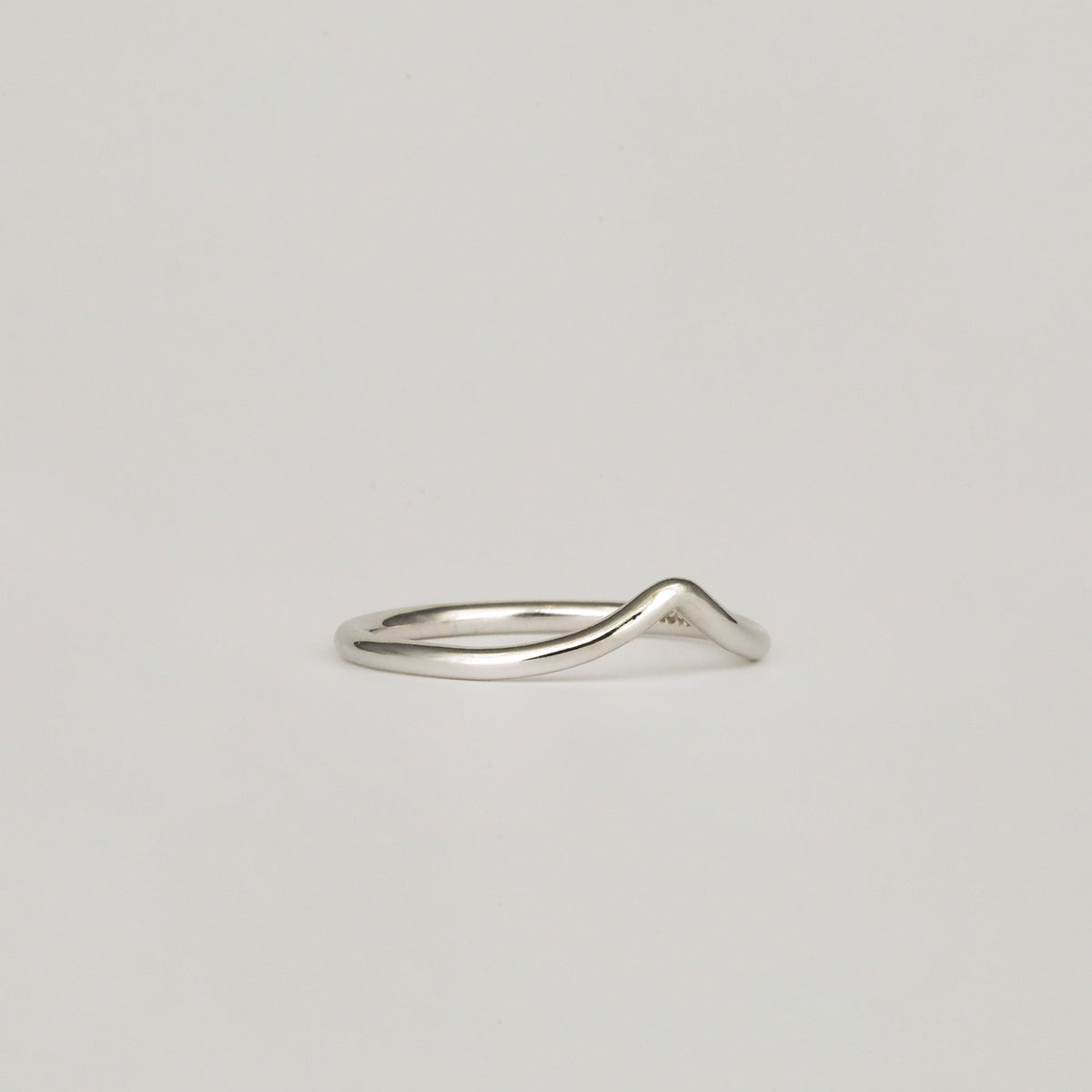 Plain Curved Wedding Band