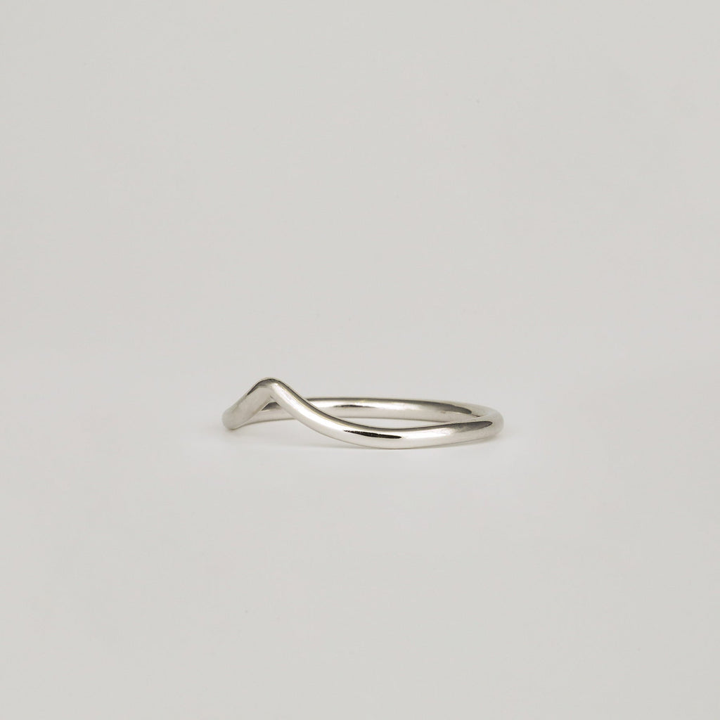 Plain Curved Wedding Band