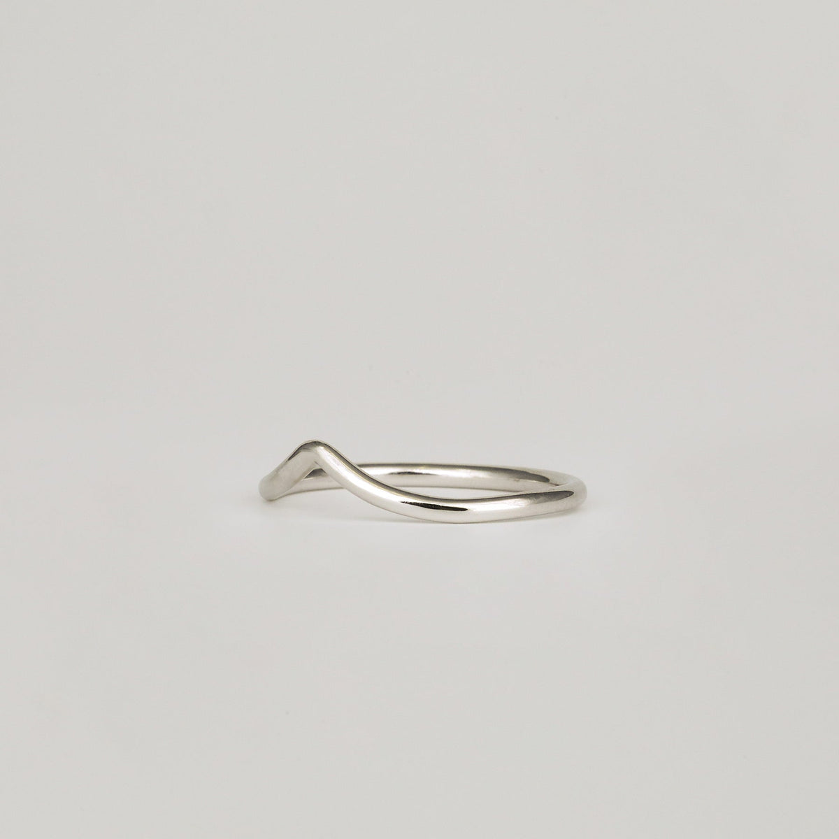 Plain Curved Wedding Band