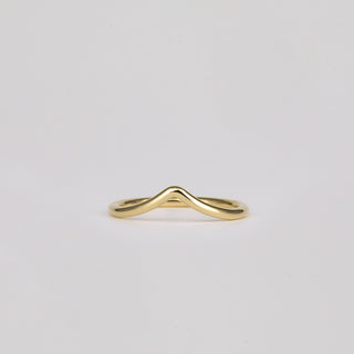 Plain Curved Wedding Band