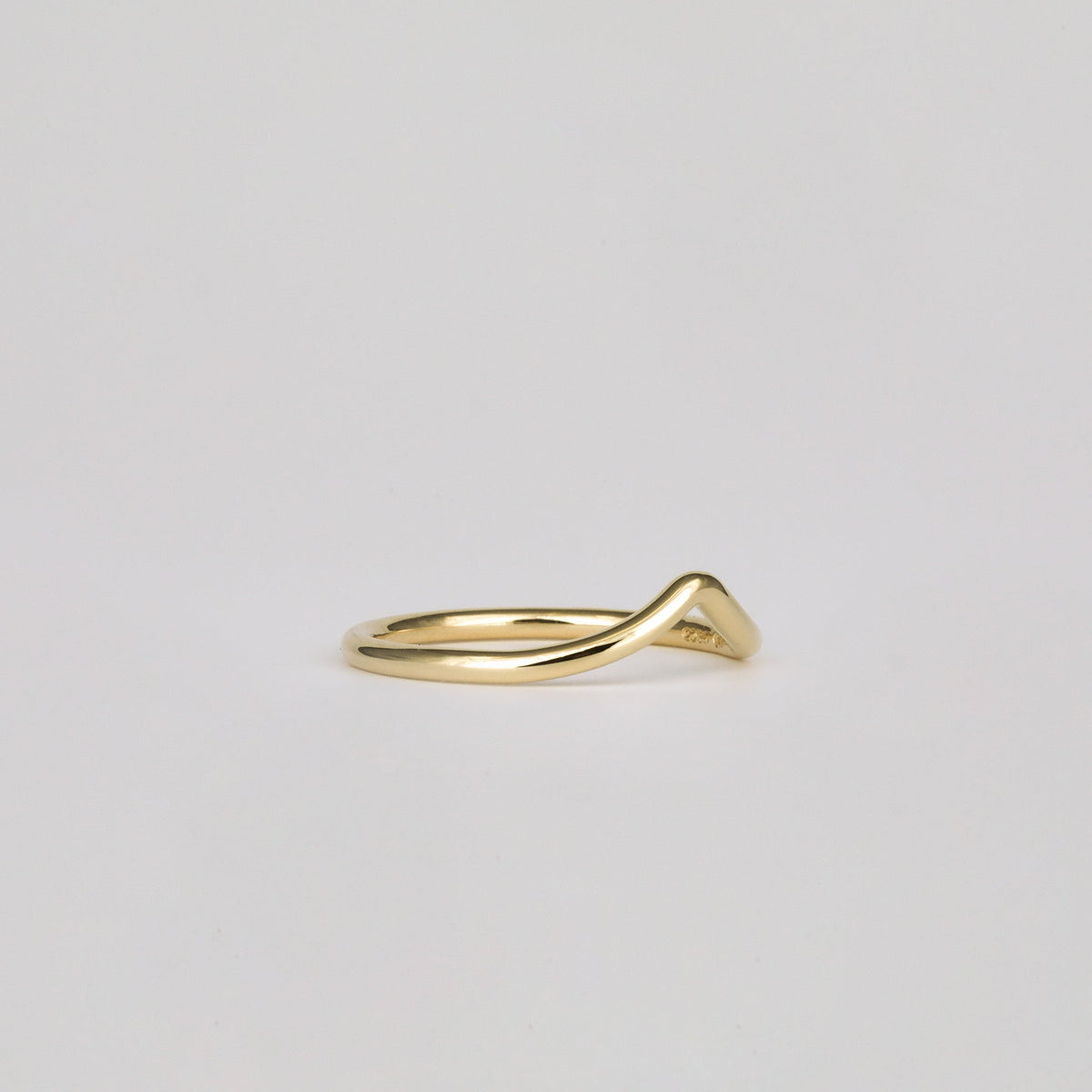 Plain Curved Wedding Band
